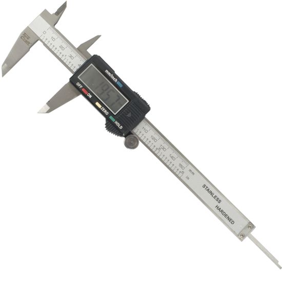 TORK CRAFT Vernier Digital 150mm Memory Hold S/steel 0.01mm Acc. Metric / Inch