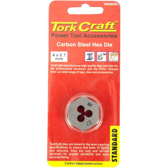 TORK CRAFT Die Carb.steel 4x0.70mm Carded
