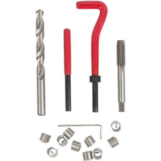 TORK CRAFT Thread Repair Kit 14pc M10 X 1.5 X 1.5d Internal Thread Carded