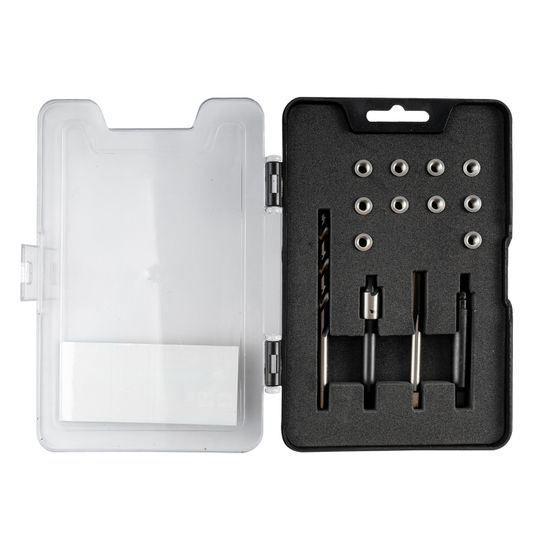 TORK CRAFT Thread Repair Kit 14pc M6 X 1.0 X 9.4mm Flange Insert