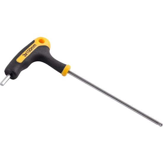 TORK CRAFT Ball Point T Handle Hex Allen Key 3.0mm X 100mm