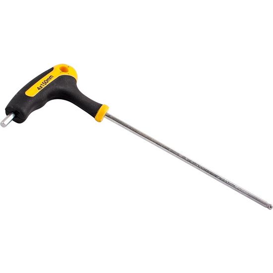 TORK CRAFT Ball Point T Handle Hex Allen Key 4.0mm X 150mm
