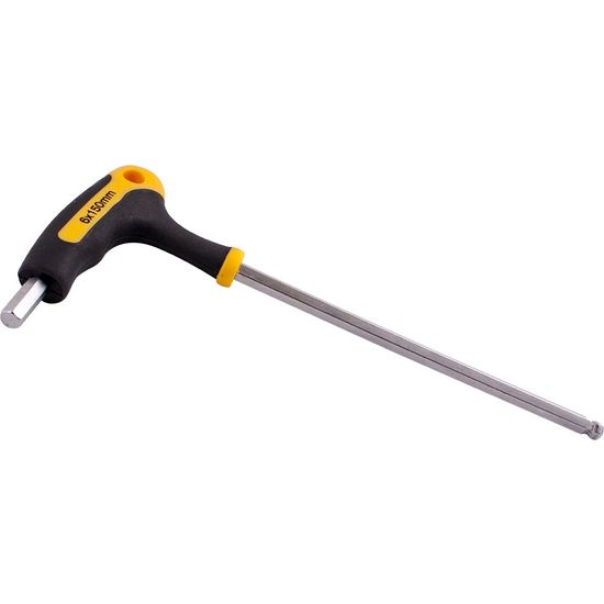 TORK CRAFT Ball Point T Handle Hex Allen Key 6.0mm X 150mm