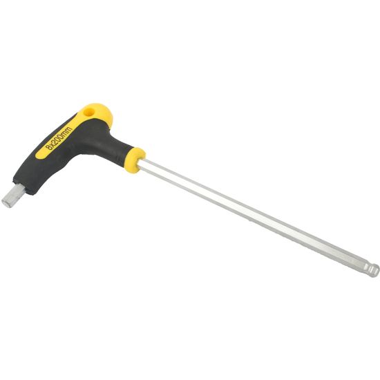 TORK CRAFT Ball Point T Handle Hex Allen Key 8.0mm X 200mm
