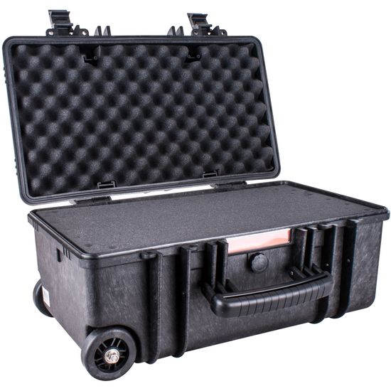 TORK CRAFT Hard Case 570x360x265mm Od With Foam Black Water & Dust Proof 512722