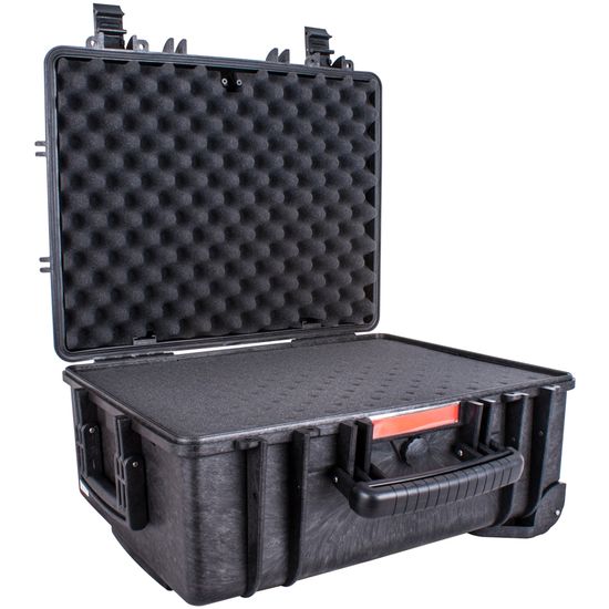 TORK CRAFT Hard Case 530x435x260mm Od With Foam Black Water & Dust Proof 483720