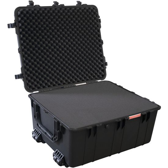 TORK CRAFT Plastic Case 847 X 722 X 432mm Od Wheels With Foam Black Case Water &
