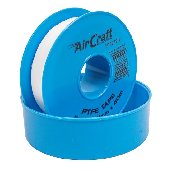 AIRCRAFT Ptfe Tape 19mmx0.1mmx40m Roll Bulk