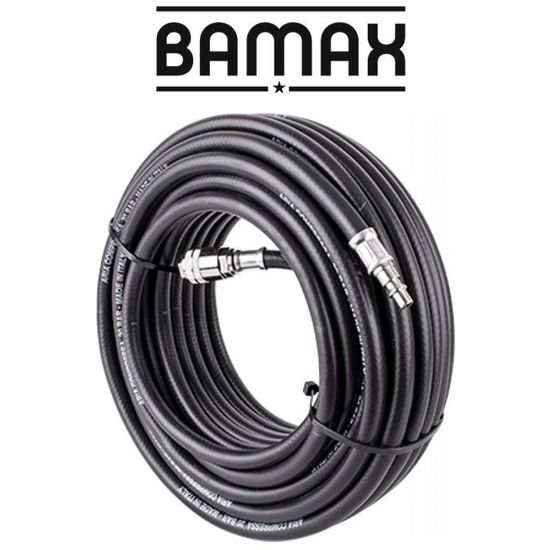 BAMAX Rubber Air Hose 8mmx20m W.quick Coupler Bx15813r20