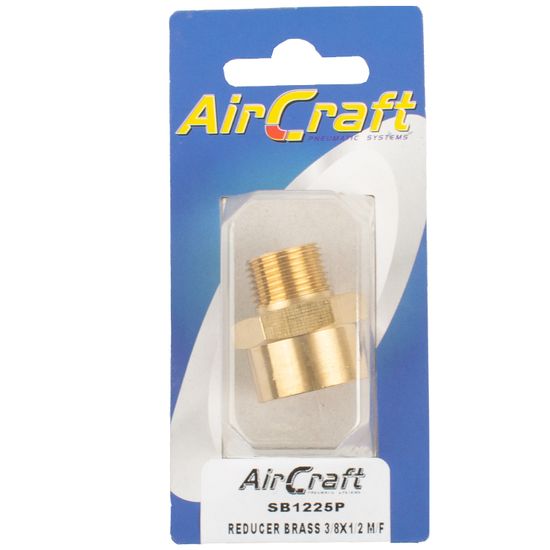AIRCRAFT Reducer Brass 3/8x1/2 M/f 1pc Pack