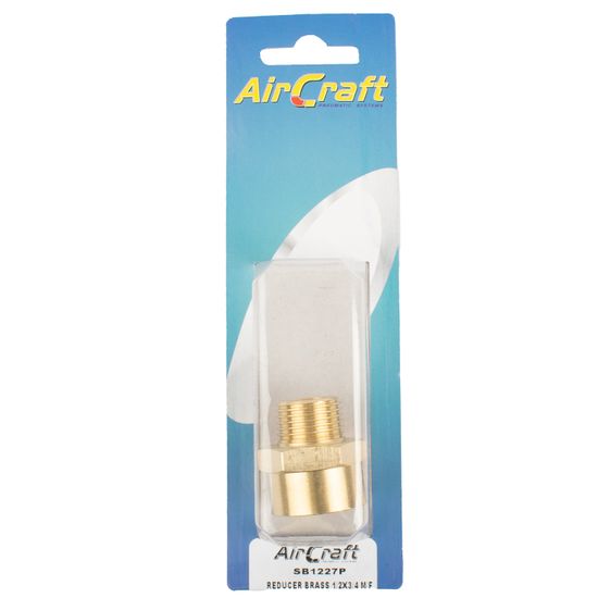 AIRCRAFT Reducer Brass 1/2x3/4 M/f 1pc Pack
