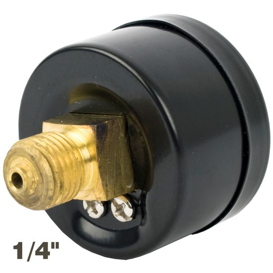 AIRCRAFT Press. Gauge 40mm 1/4' Rear Fit 0-16bar 0-1600kpa