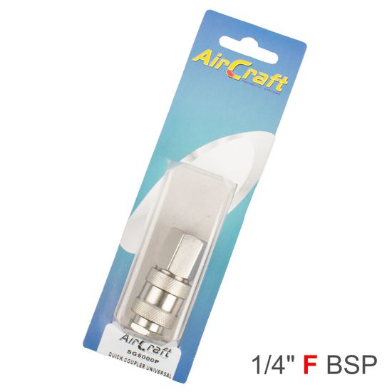 AIRCRAFT Quick Coupler Universal 1/4' Female 1pc Pack