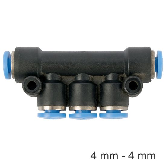 AIRCRAFT Pu Hose Fitting Manifold 4mm-4mm