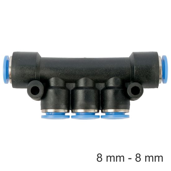 AIRCRAFT Pu Hose Fitting Manifold 8mm-8mm