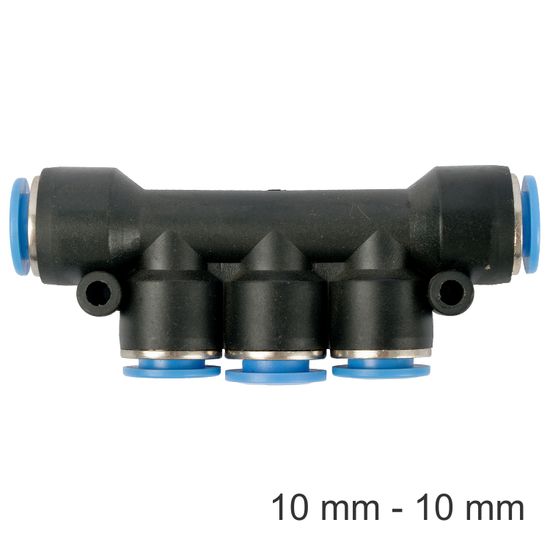 AIRCRAFT Pu Hose Fitting Manifold 10mm-10mm