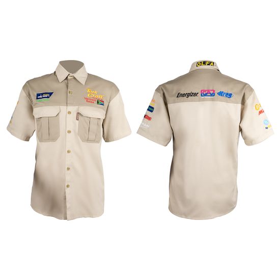 TORK CRAFT Vermont Mens Bush Shirt Khaki 100% Cotton Xl