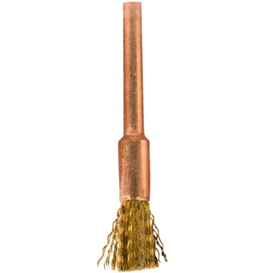 TORK CRAFT Mini Brass Brush 3.2mm End 3.2mm Shank