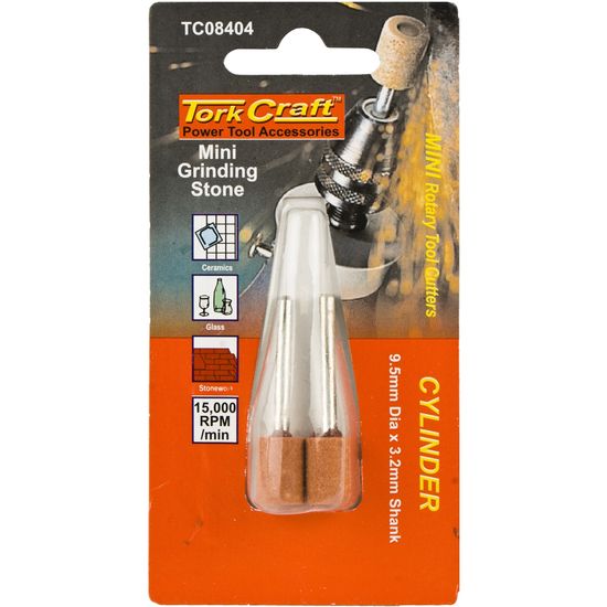 TORK CRAFT Mini Grinding Stone 9.5mm Cyl. 3.2mm Shank