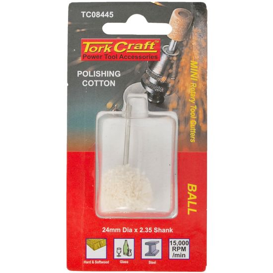 TORK CRAFT Mini Cotton Yarn Disc 24mm 2.35mm Shank