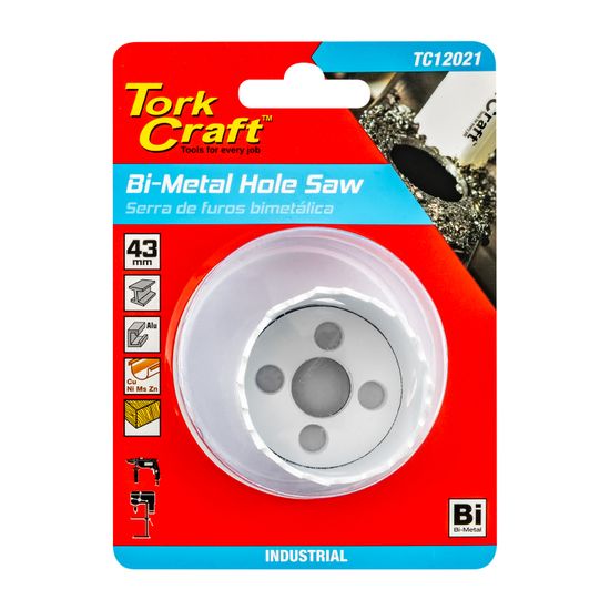 TORK CRAFT Hole Saw Bi-metal 43mm