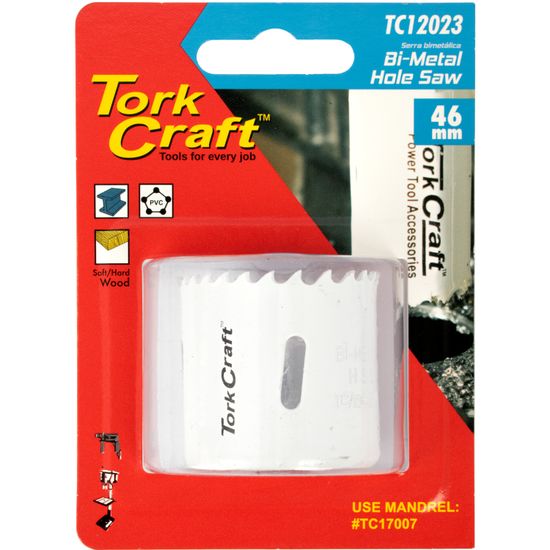TORK CRAFT Hole Saw Bi-metal 46mm