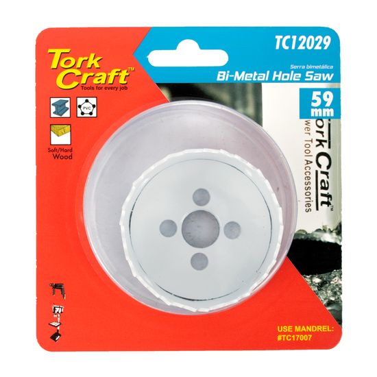 TORK CRAFT Hole Saw Bi-metal 59mm