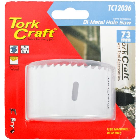 TORK CRAFT Hole Saw Bi-metal 73mm