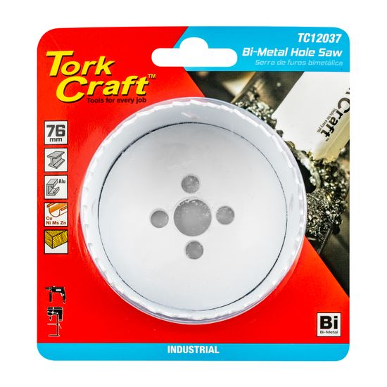 TORK CRAFT Hole Saw Bi-metal 76mm