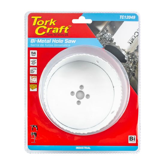 TORK CRAFT Hole Saw Bi-metal 114mm