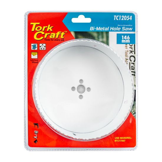 TORK CRAFT Hole Saw Bi-metal 146mm