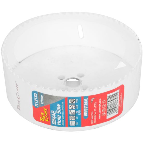 TORK CRAFT 121mm Bim42 Bi Metal Hole Saw