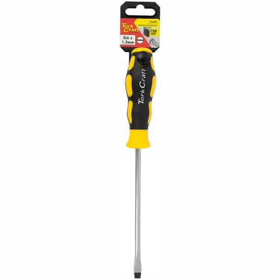 TORK CRAFT Screwdriver Slotted 6 X 150mm