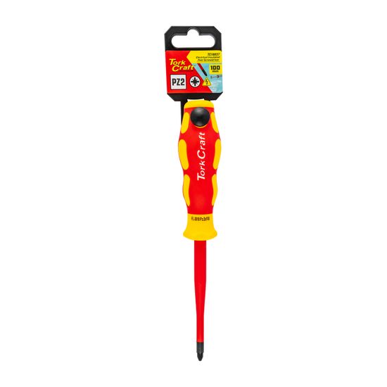 TORK CRAFT Screwdriver Insulated Pozi.no.2 X 100mm Vde