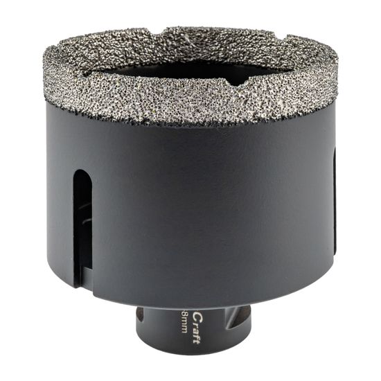 Diamond Core Bit 68mm X 50mm M14 X 70mm Vacuum Brazed