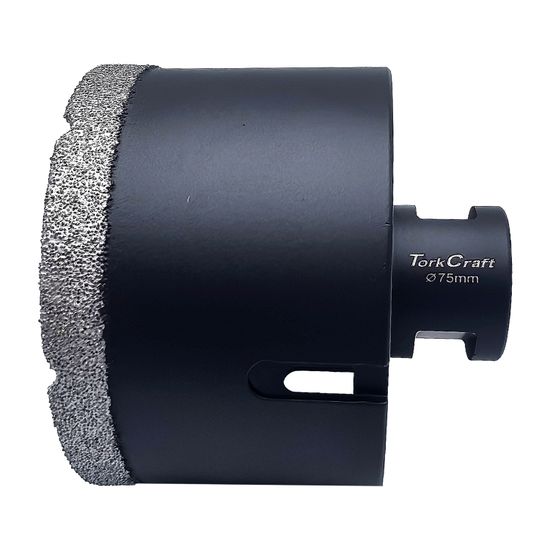 Diamond Core Bit 75mm X 50mm M14 X 70mm Vacuum Brazed