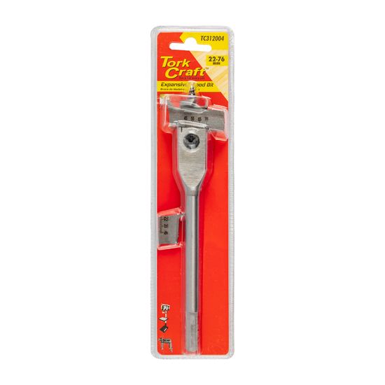 TORK CRAFT Expansive Bit 22-76mm For Wood