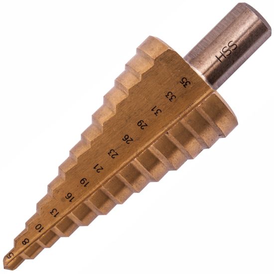 TORK CRAFT Step Drill Hss 5-35mmx2-3mm
