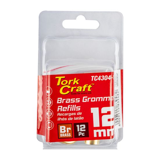 TORK CRAFT Spare Eyelets X 12mm 12pc For Tc4304