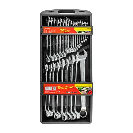 TORK CRAFT 26pcs Combination Spanner Set 6-32mm Deep Offset Jumbo Rack