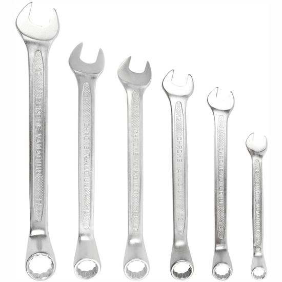 TORK CRAFT 6pcs Deep Offset Combination Spanner Set 8-10-12-13-14-17mm