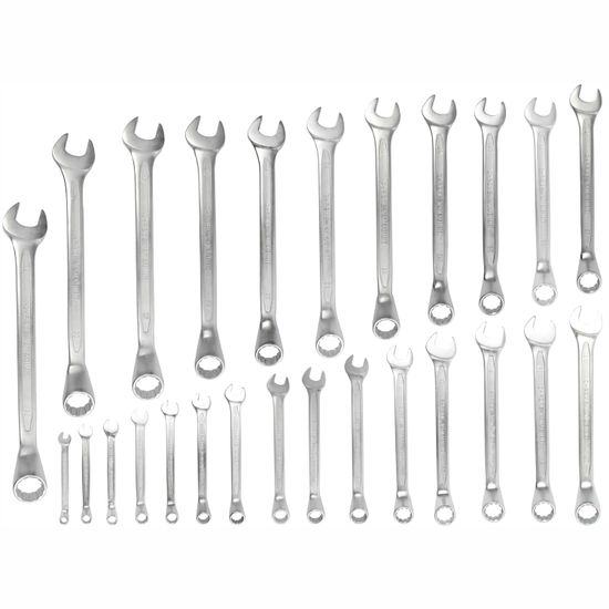 TORK CRAFT 26pcs Combination Spanner Set 6-32mm Mini Jumbo Rack