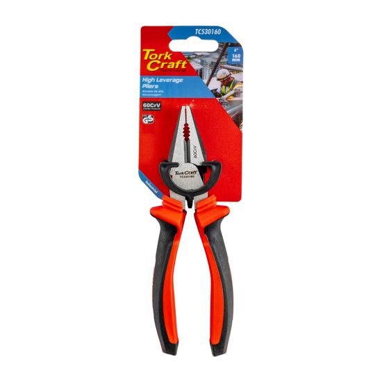 TORK CRAFT Pliers Combination High Leverage Crv 160mm Indusrial
