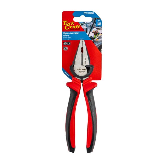 TORK CRAFT Pliers Combination High Leverage Crv 200mm Indusrial