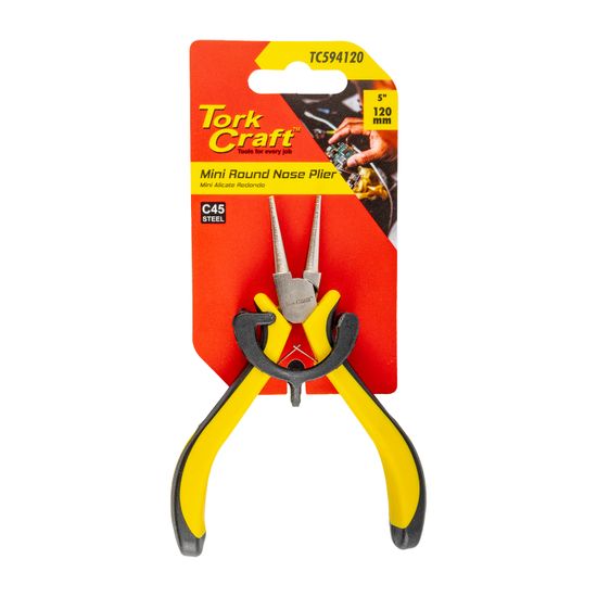 TORK CRAFT Plier Mini Round Nose 120mm Micro