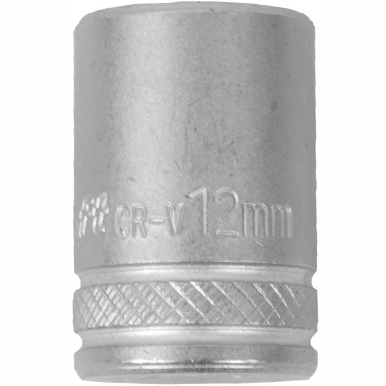 TORK CRAFT Socket 12mm 1/4' Drive Crv 12 P Oint