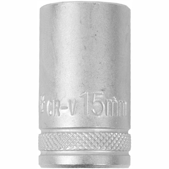 TORK CRAFT Socket 15mm X 21.8mm 1/2' Drive Crv 12 Point
