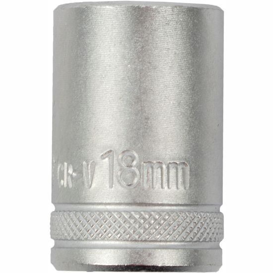 TORK CRAFT Socket 18mm X 24.8mm 1/2' Drive Crv 12 Point