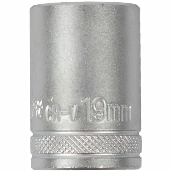TORK CRAFT Socket 19mm X 25.8mm 1/2' Drive Crv 12 Point
