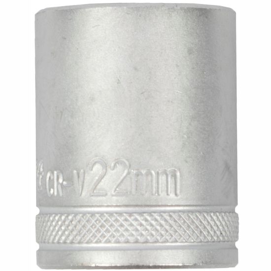 TORK CRAFT Socket 22mm X 29.8mm 1/2' Drive Crv 12 Point